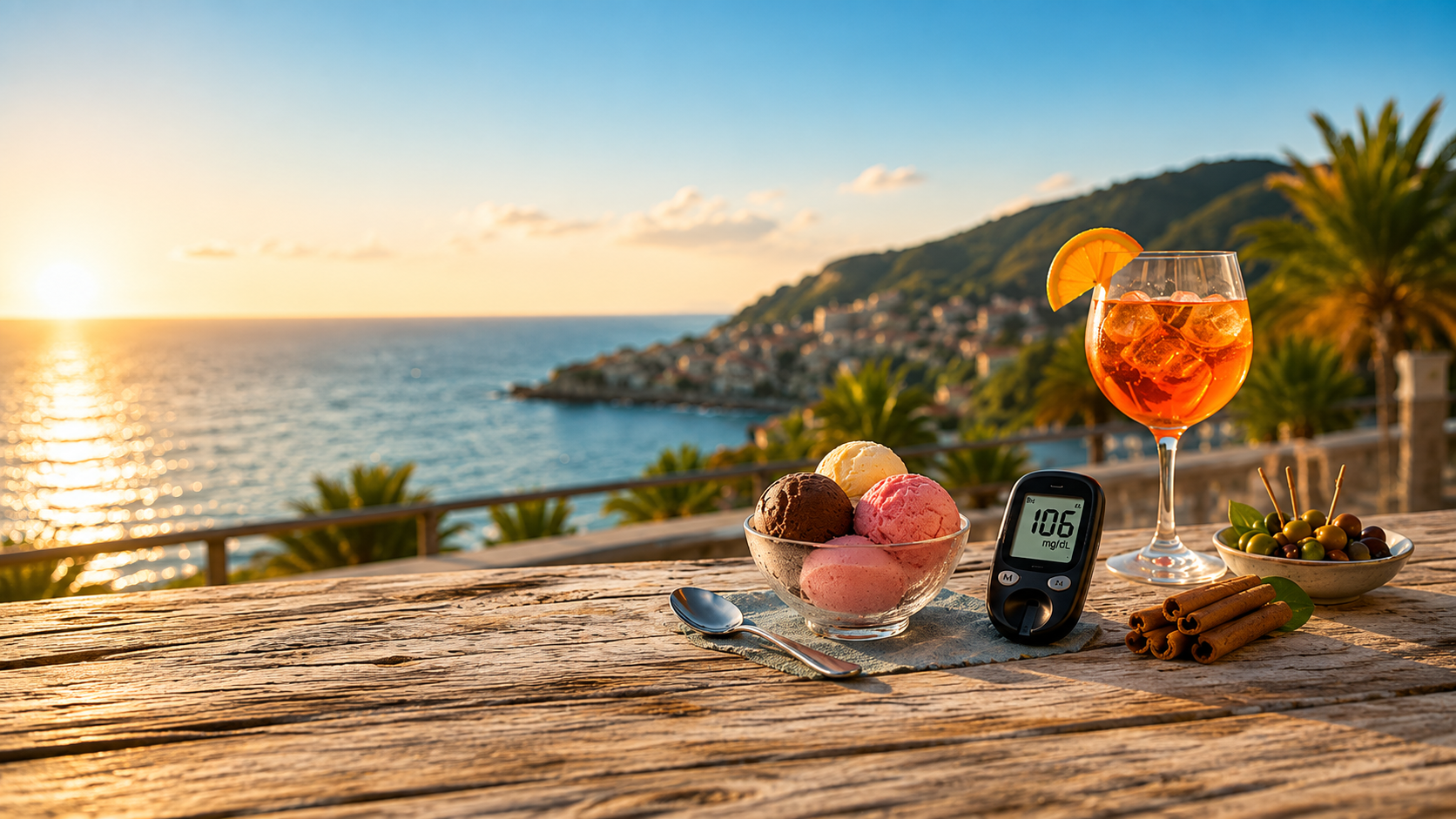 Estate: gelati, aperitivi e glicemia